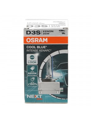 Osram Xenon Brenner D3S 12V+24V 35W PK32d-5 XENARC COOL BLUE INTENSE NextGen. 6200K +150% 1st.
